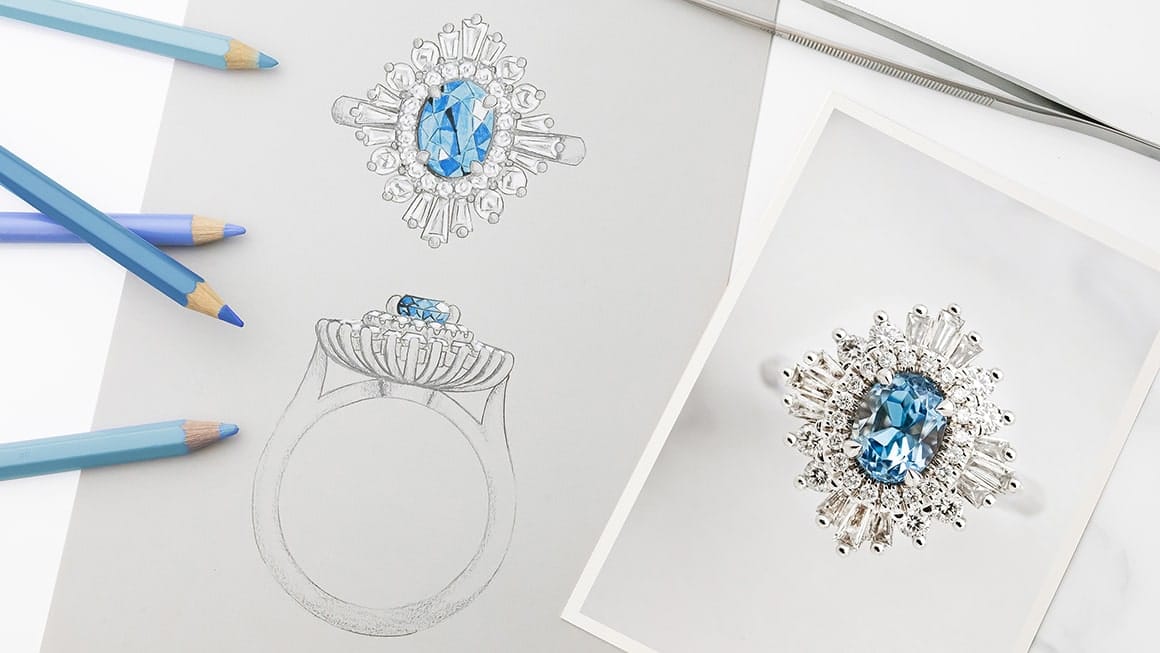 Gila's Nature Inspired Leaf Design Engagement Ring — Zoran Designs  Jewellery | Hamilton Ontario Jeweller