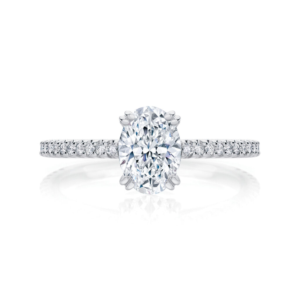 Oval Cut Diamond Engagement Rings | Larsen Jewellery