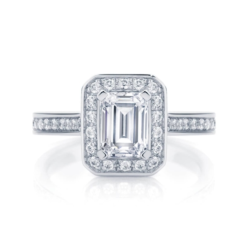 Buy 5 stone antique diamond engagement ring - Kalmar Antiques