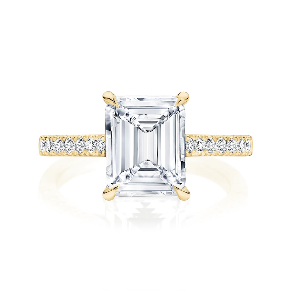 Triangle Cut Diamond Ring - One Carat – ARTEMER