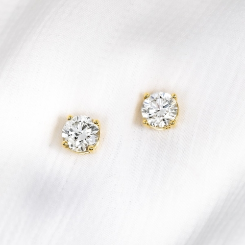 2 carat Lab Grown Diamond Stud Earrings