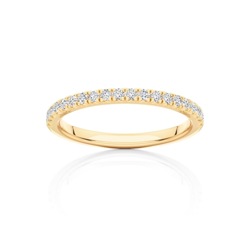 Diamond Classic Wedding Ring in Yellow Gold | Chantille