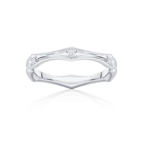 Diamond Classic Wedding Ring in Platinum | Mariel