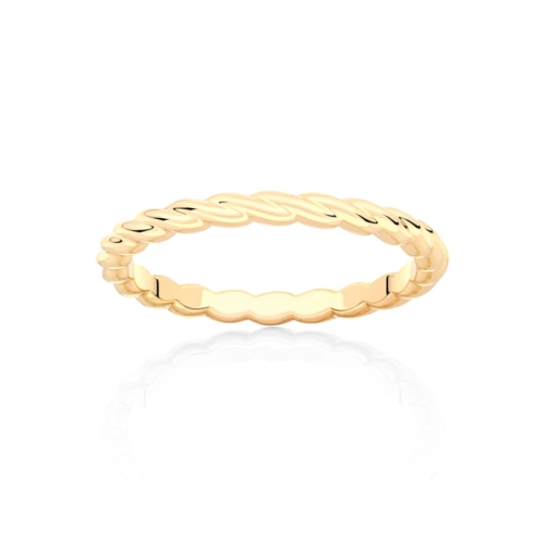 Twisted Wire Wedding Ring in Yellow Gold | Torsade